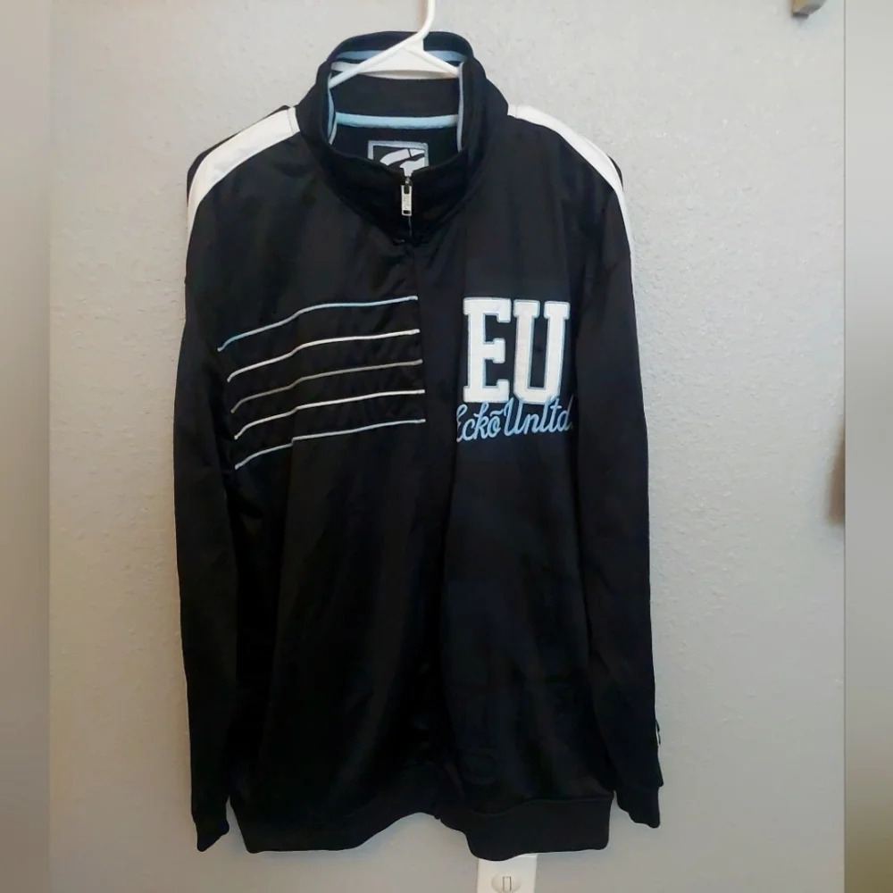 Vintage Ecko Unlimited Men's 90s Y2K Track Jacket zip-up Retro Streetwear